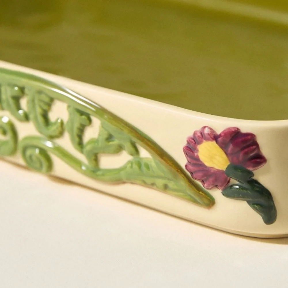 Faye x Anthropologie stoneware rectangular baking dish